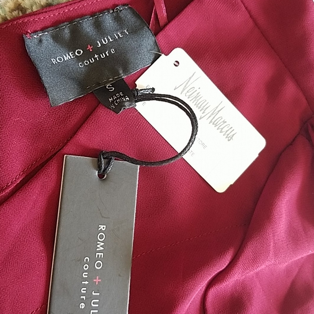 romeo+juliet couture long sleeve studded blouse size small new - Picture 5 of 6